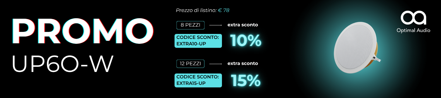 Promo Optimal Audio UP6O